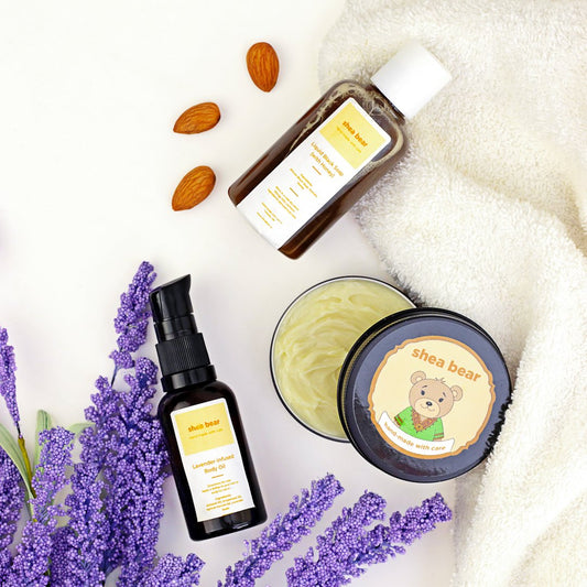 Whipped Body Butter, Oil + Black Soap Trio